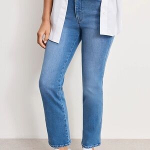 Good American Light Blue Straight Leg Jeans
